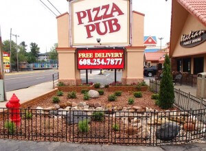 pizza pub exterior