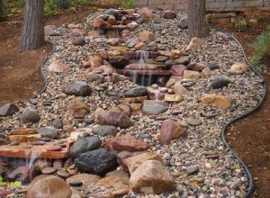 water fall, water feature