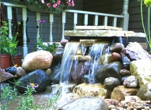 water fall, water feature